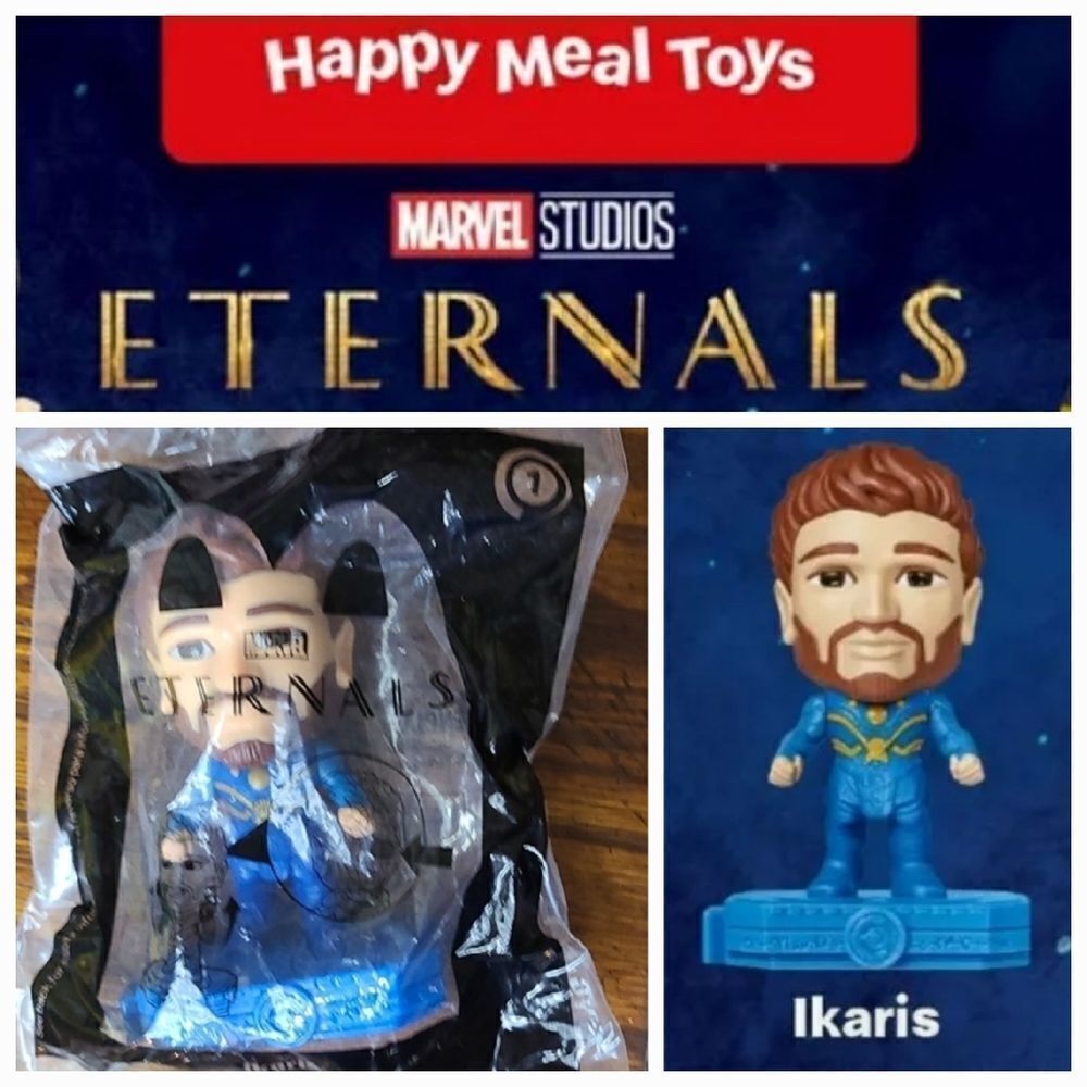 Marvel Eternals Ikaris Toy #1 Sealed McDonald’s Happy Meal Collectible Figure